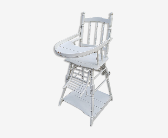 Ancienne Chaise Haute De Bebe Blanche Selency Ancienne Chaise Haute De Bebe Blanche Selency