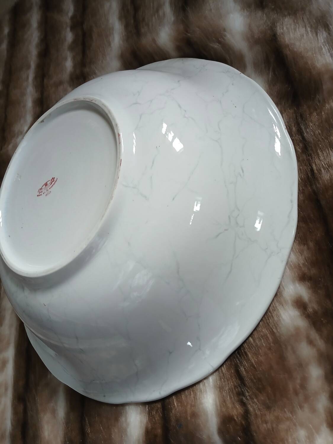 Large dish/old salad bowl Creil and Montereau
