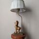 Thai Singha lion foo dog bedside lamp