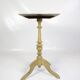 Original Painted Column Table Made In Grey & Yellowish Colors From 1840s