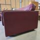 Canapé d'angle modulable Socrates en cuir bordeaux par Poltrona Frau, 1970