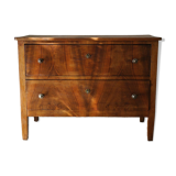 Low chest of drawers in 20th century walnut