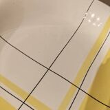 Vintage ceramic plate Salins France