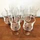 Set of 8 vintage wine glasses