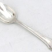 Ravinet d'Enfert 6 silver-plated moka spoons Minerva, Art Deco fluting