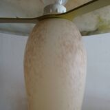 Mushroom lamp glass paste