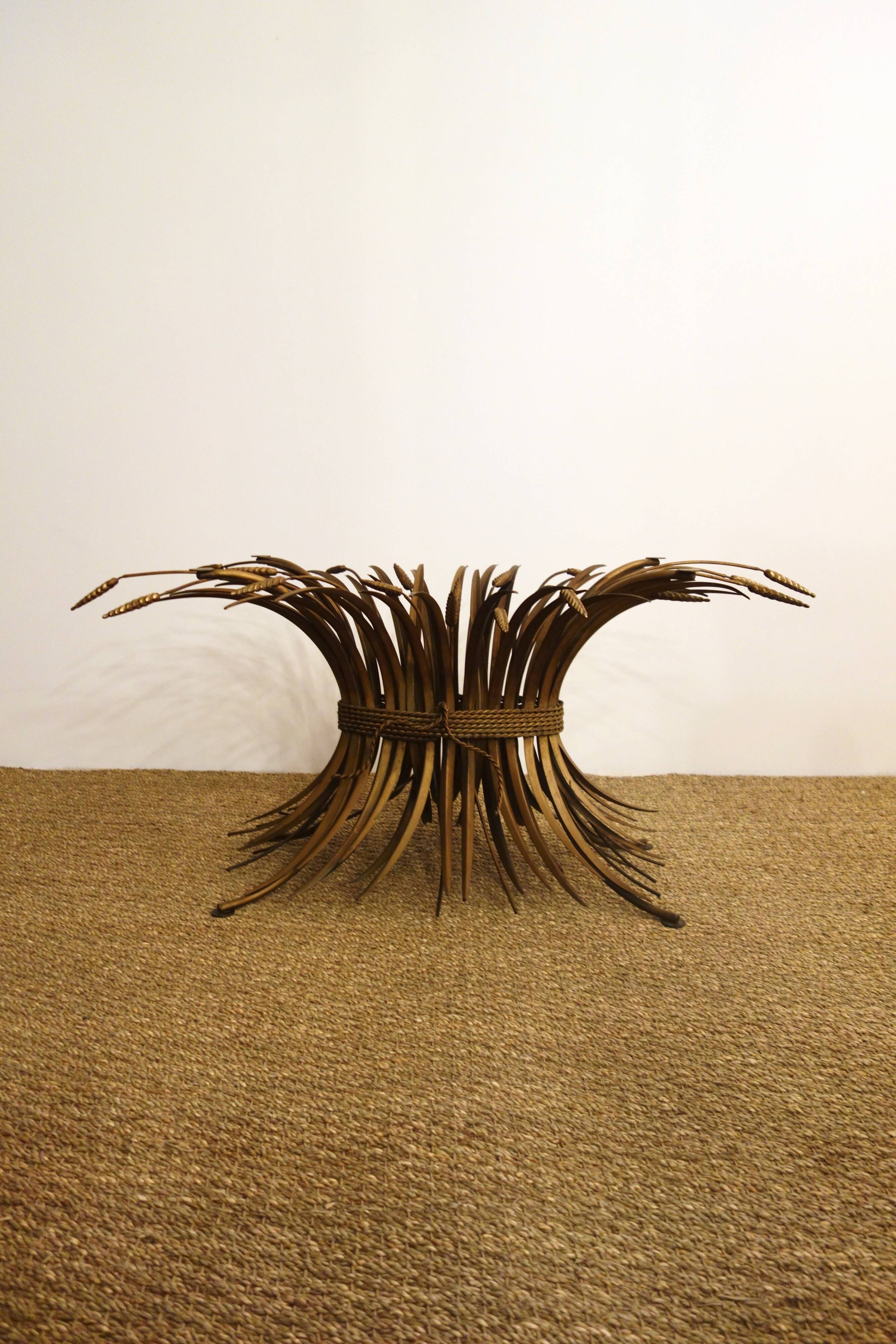 Chanel coco "wheat gerbe" coffee table from the 1950s