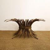 Chanel coco "wheat gerbe" coffee table from the 1950s