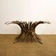 Chanel coco "wheat gerbe" coffee table from the 1950s