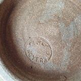 Ceramic salad bowl 30.5cm Signed Francois Guéneau Noyers