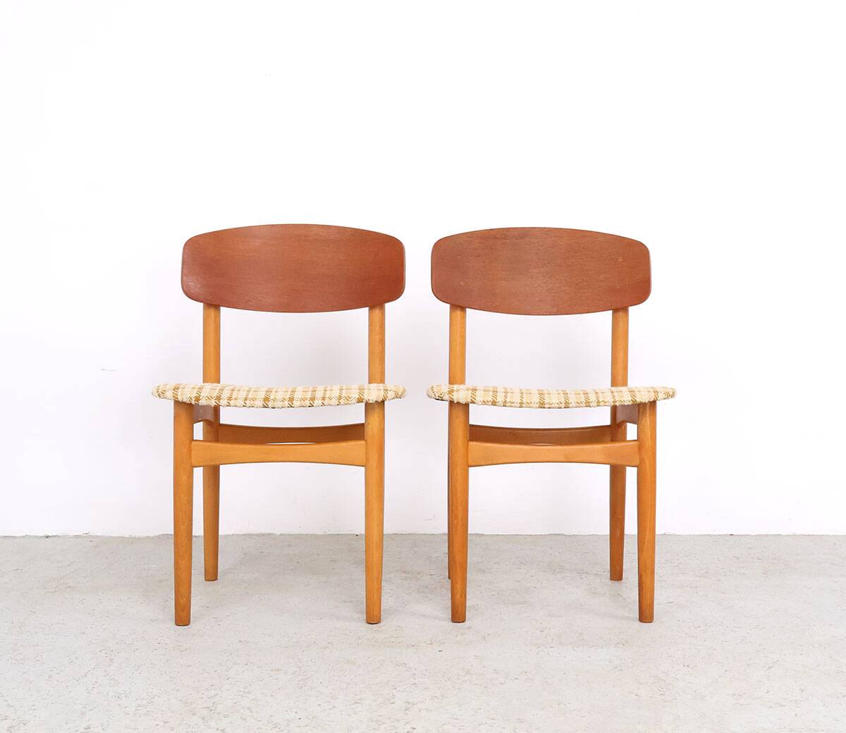 Børge Mogensen model 122 dining chairs by Søborg Møbelfabrik, 1952