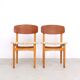 Børge Mogensen model 122 dining chairs by Søborg Møbelfabrik, 1952