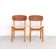 Børge Mogensen model 122 dining chairs by Søborg Møbelfabrik, 1952