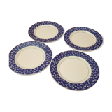 4 plates Cacharel Marc Palluy - 20 cm