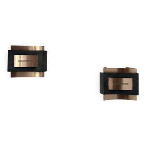 Paire d’appliques vintage, - pays bas