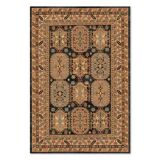 Beige and black Persian rug AJNA - Wool