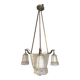 Art Deco chandelier signed