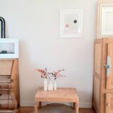 Table basse en bois vintage