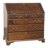 Antique English Oak Secretary / Chest of Drawers