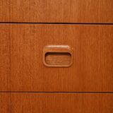 Secrétaire scandinave avec étagère escamotable, années 1960