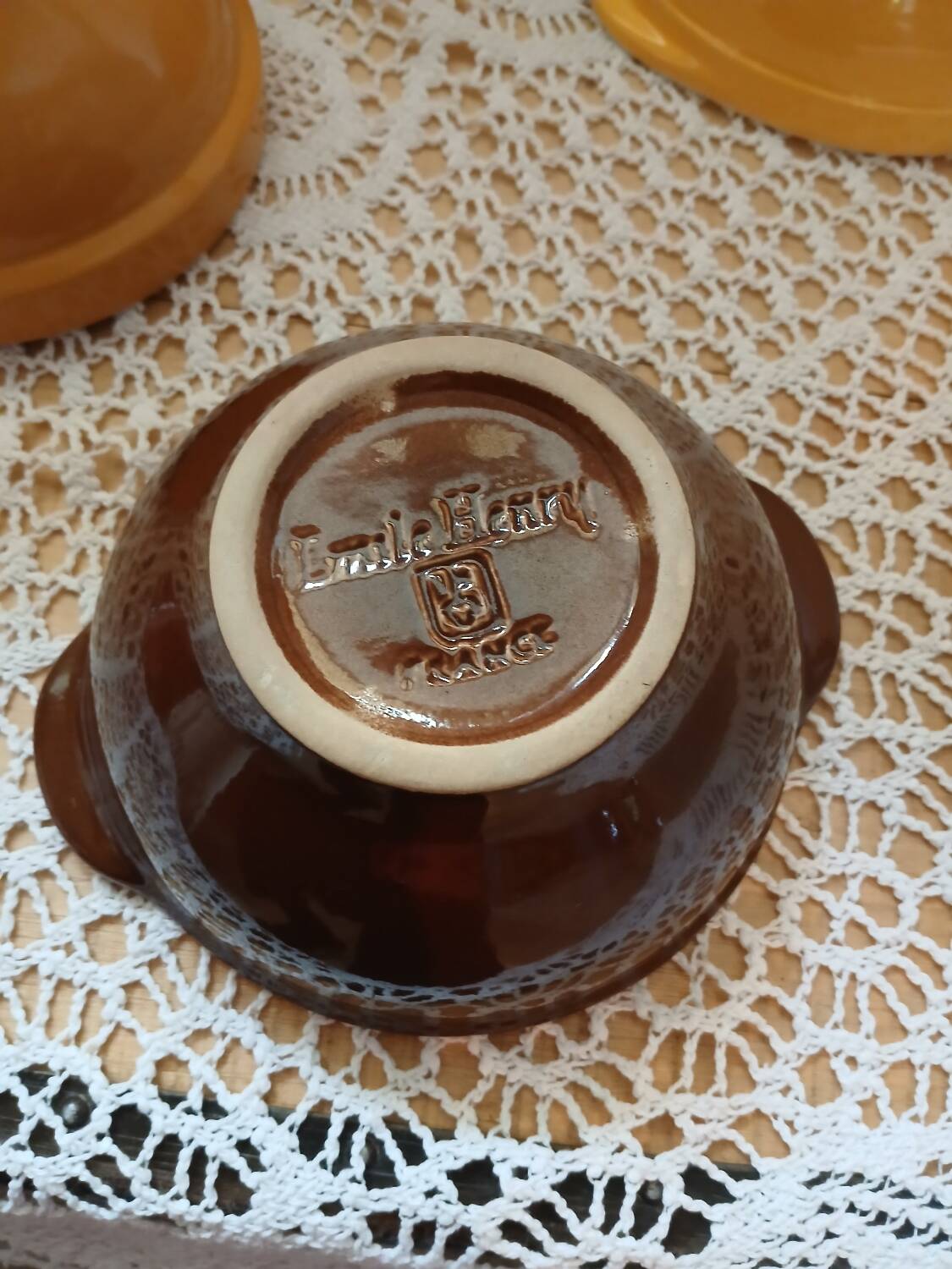 7 antique Émile Henry bowls