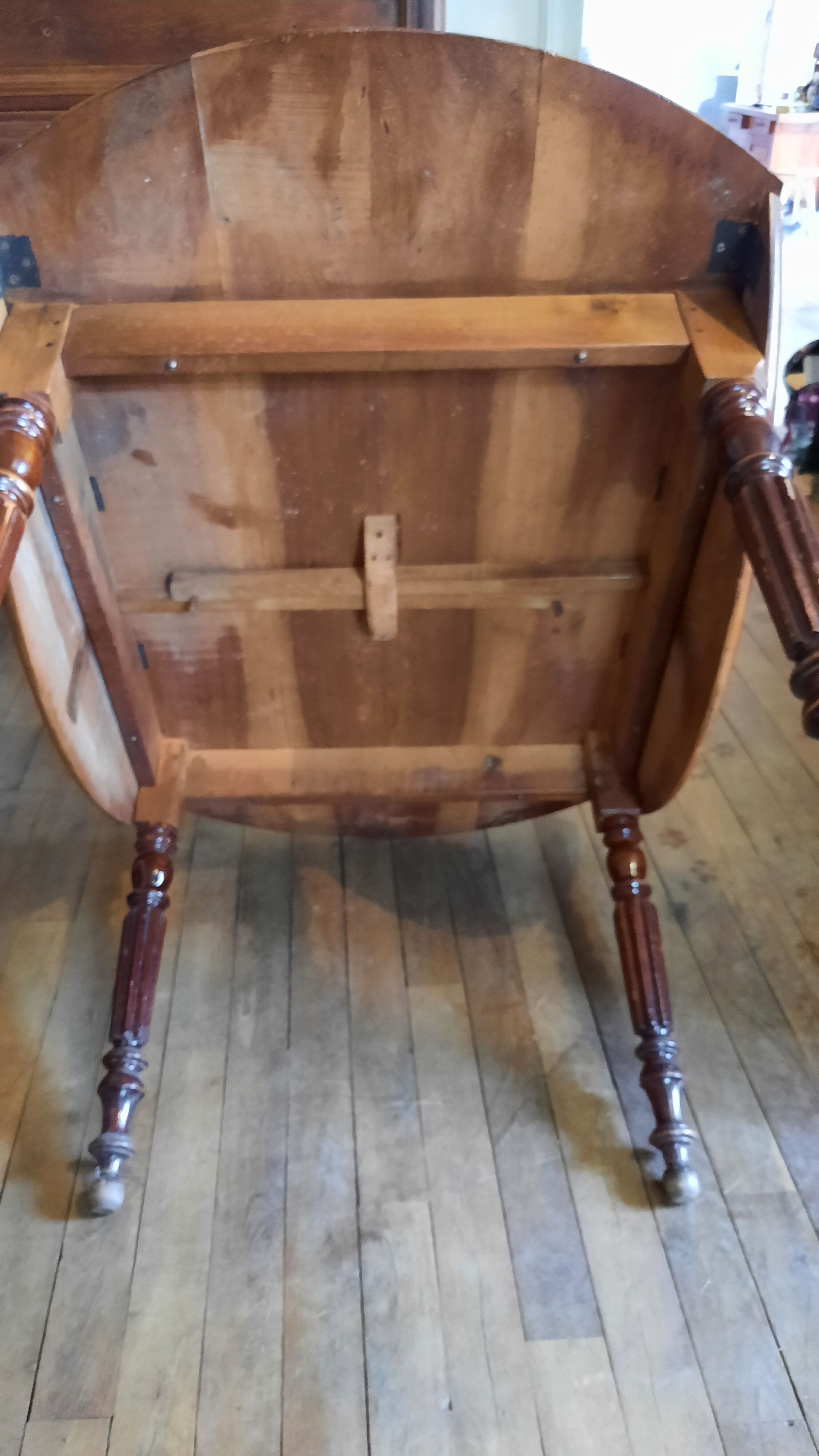 Walnut shutter table