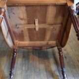 Walnut shutter table