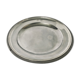 Plat en argent massif au vieillard