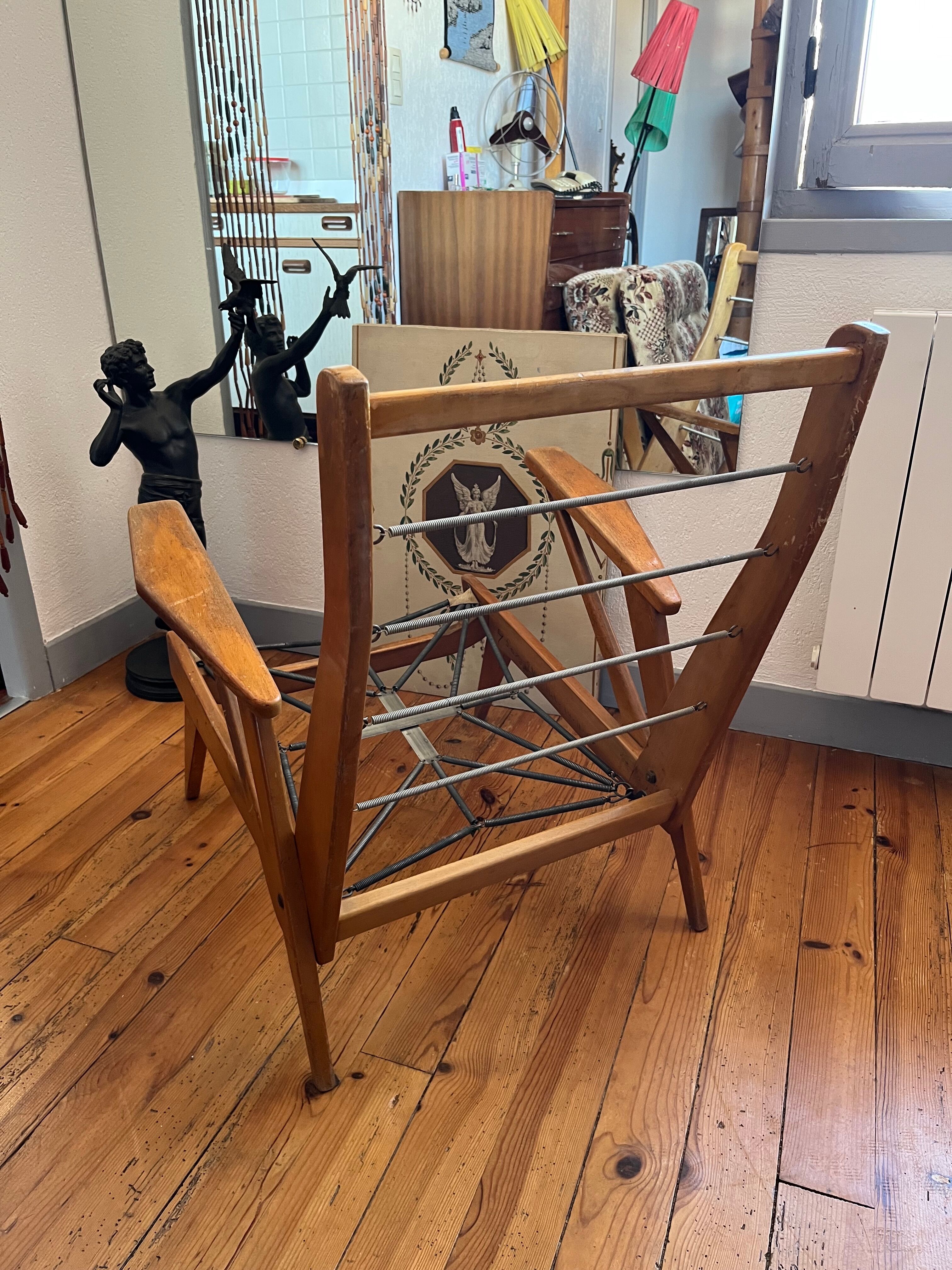 Scandinavian compass armchair