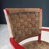 Vintage Mediterranean Rope Armchair, France, 1930s