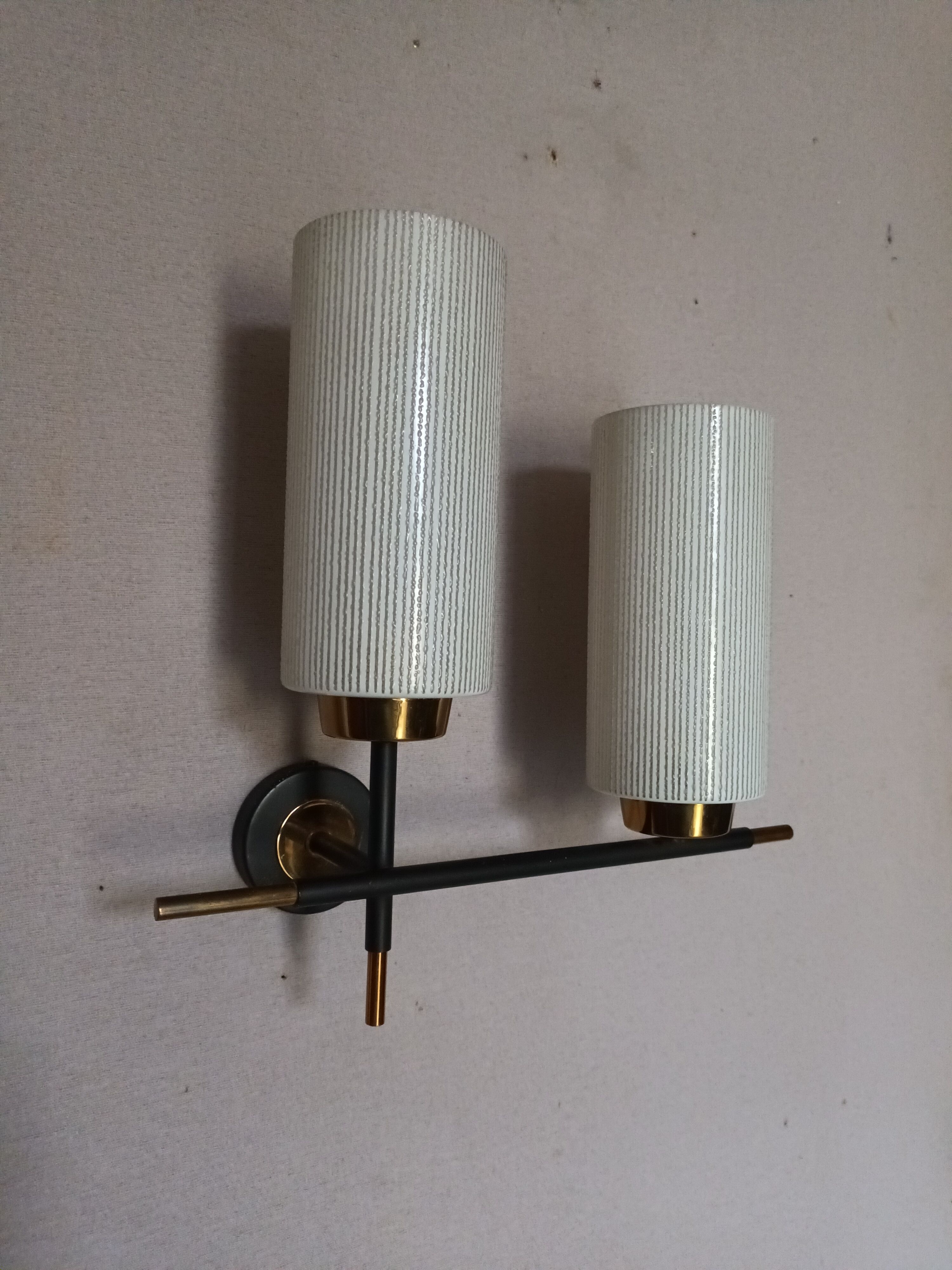Double wall lamp from the house arlus, 60s