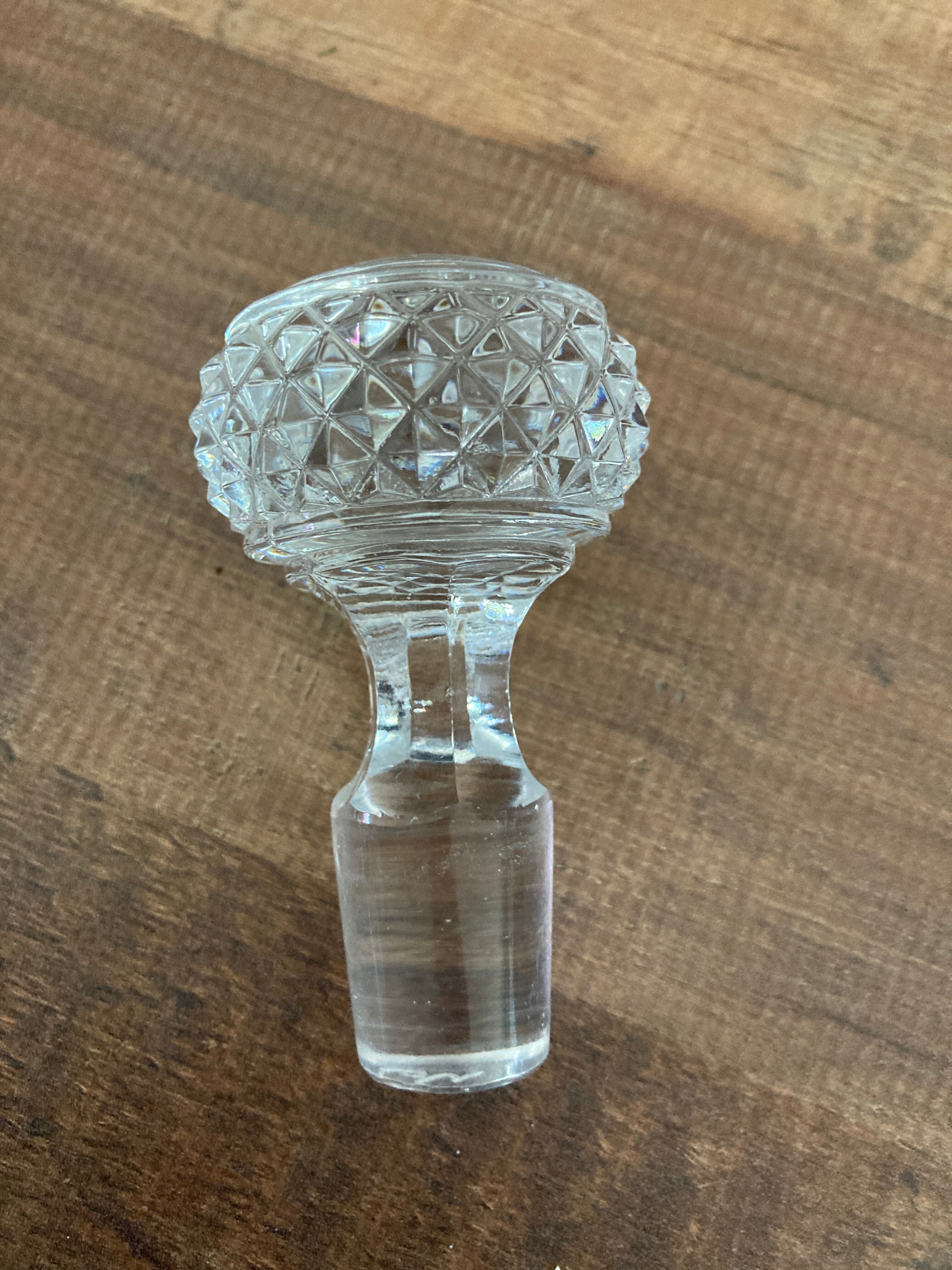 Baccarat diamond tip carafe
