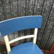 Paire de chaises en bois & formica vintage 1950