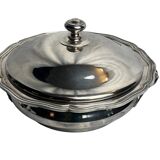 Tableware, silver-plated metal vegetable dish by Guildart, 20th century