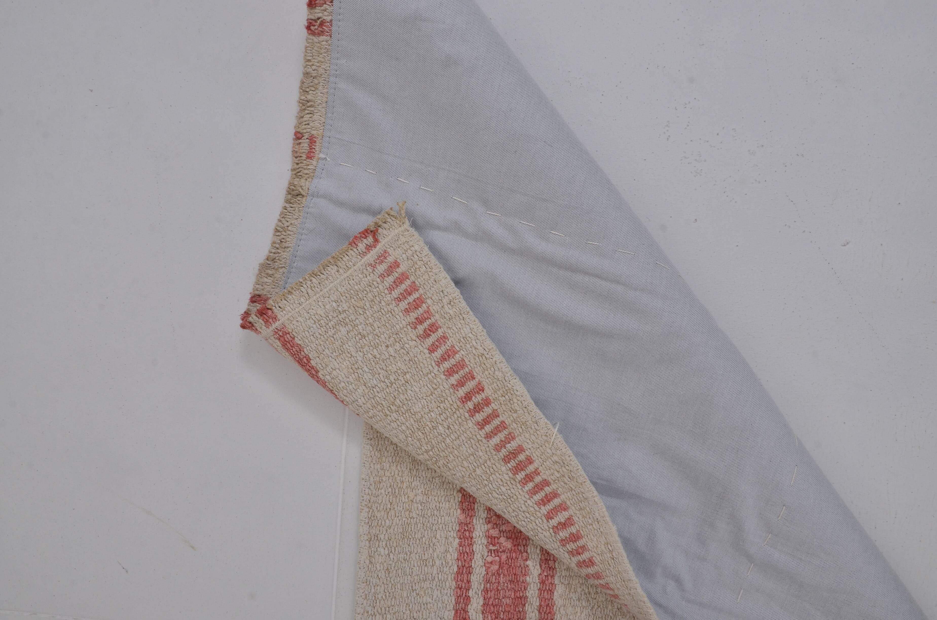 Small Neutral Hemp Kilim sku3925