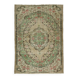 Tapis moderne unique, tapis turc oriental fait main Boho Kilim, pour cuisine, chambre à coucher 275 x 185 cm