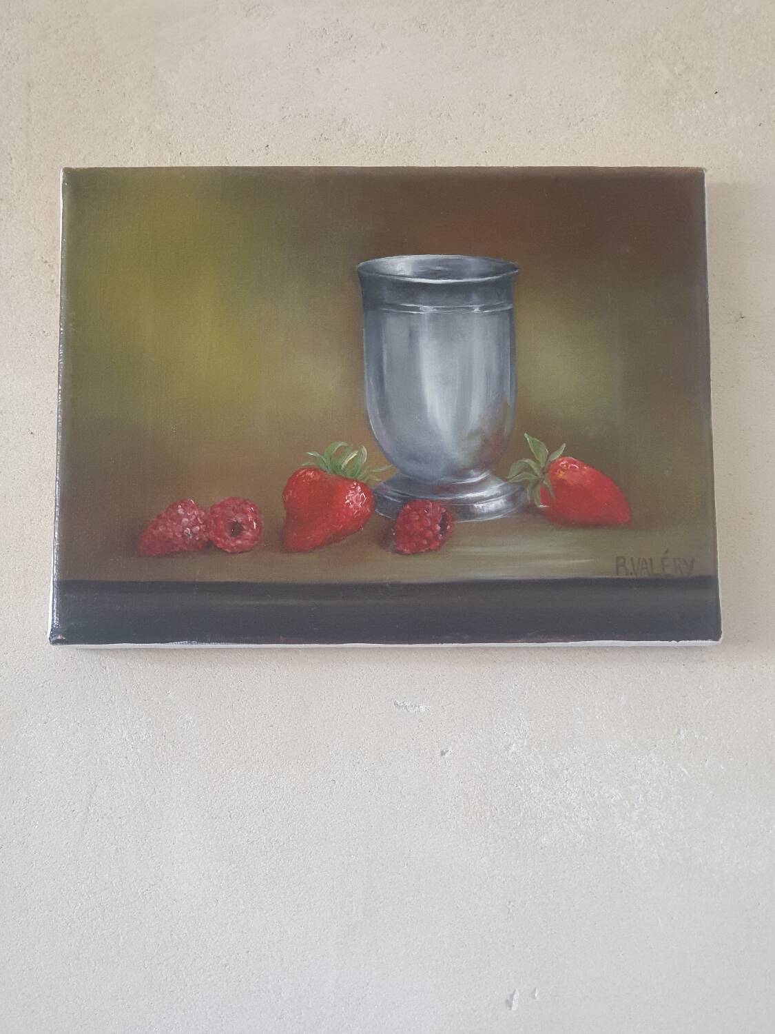 Small still life painting