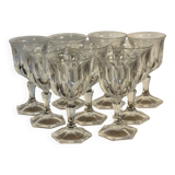 Liqueur stemmed glasses