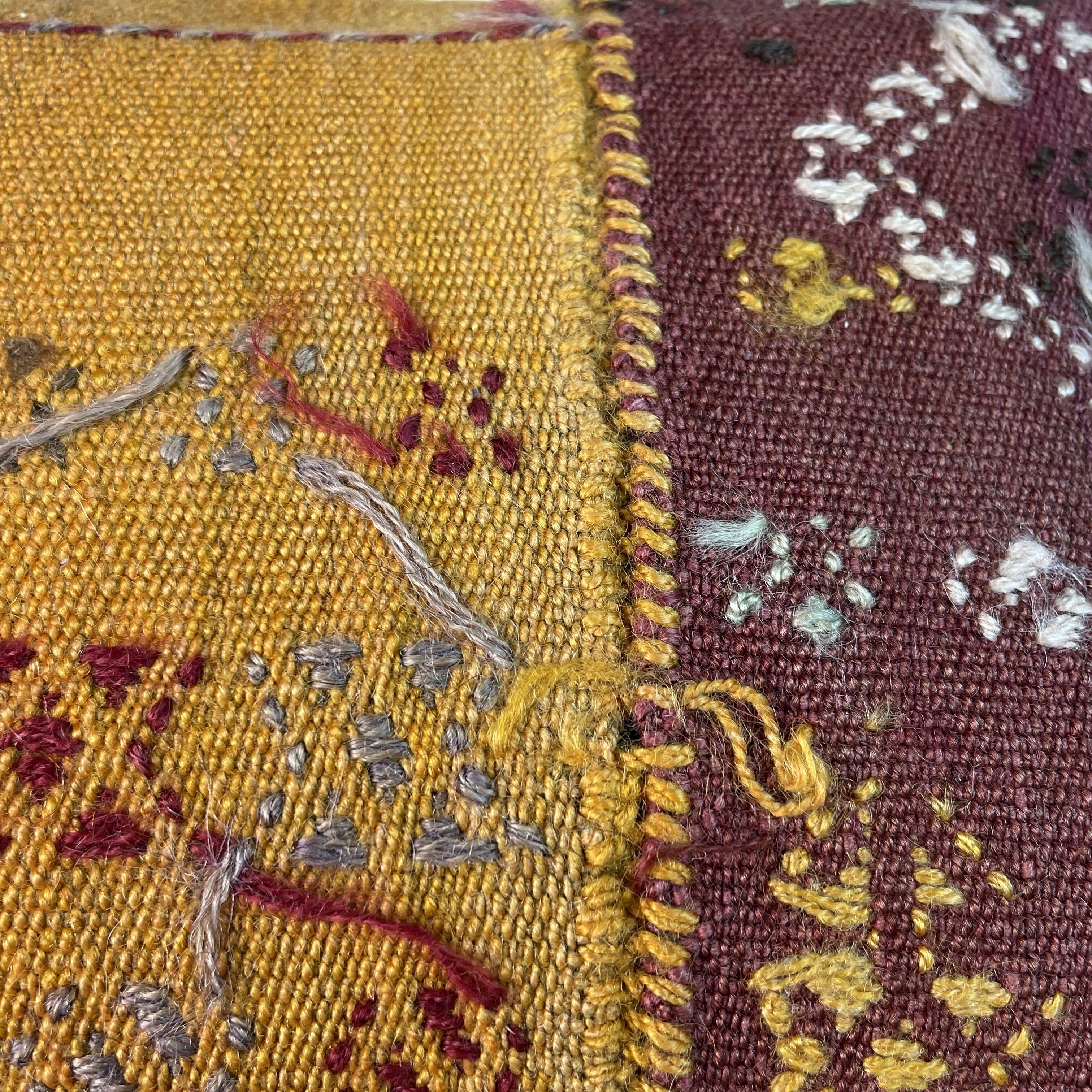 Vintage turkish kilim cushion cover 30x50cm