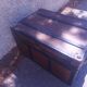 Old travel trunk , Malard trunk factory , Paris