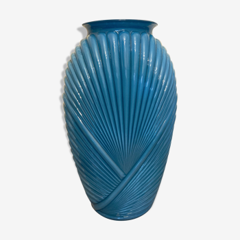 Opalescent Vase art deco hanch Hocking