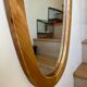 Miroir ovale en bois 118 x 42 cm
