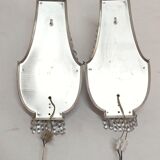 Appliques en cristal classiques. France années 1950.