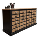 Workshop furniture with 24 drawers from the early 20th century.