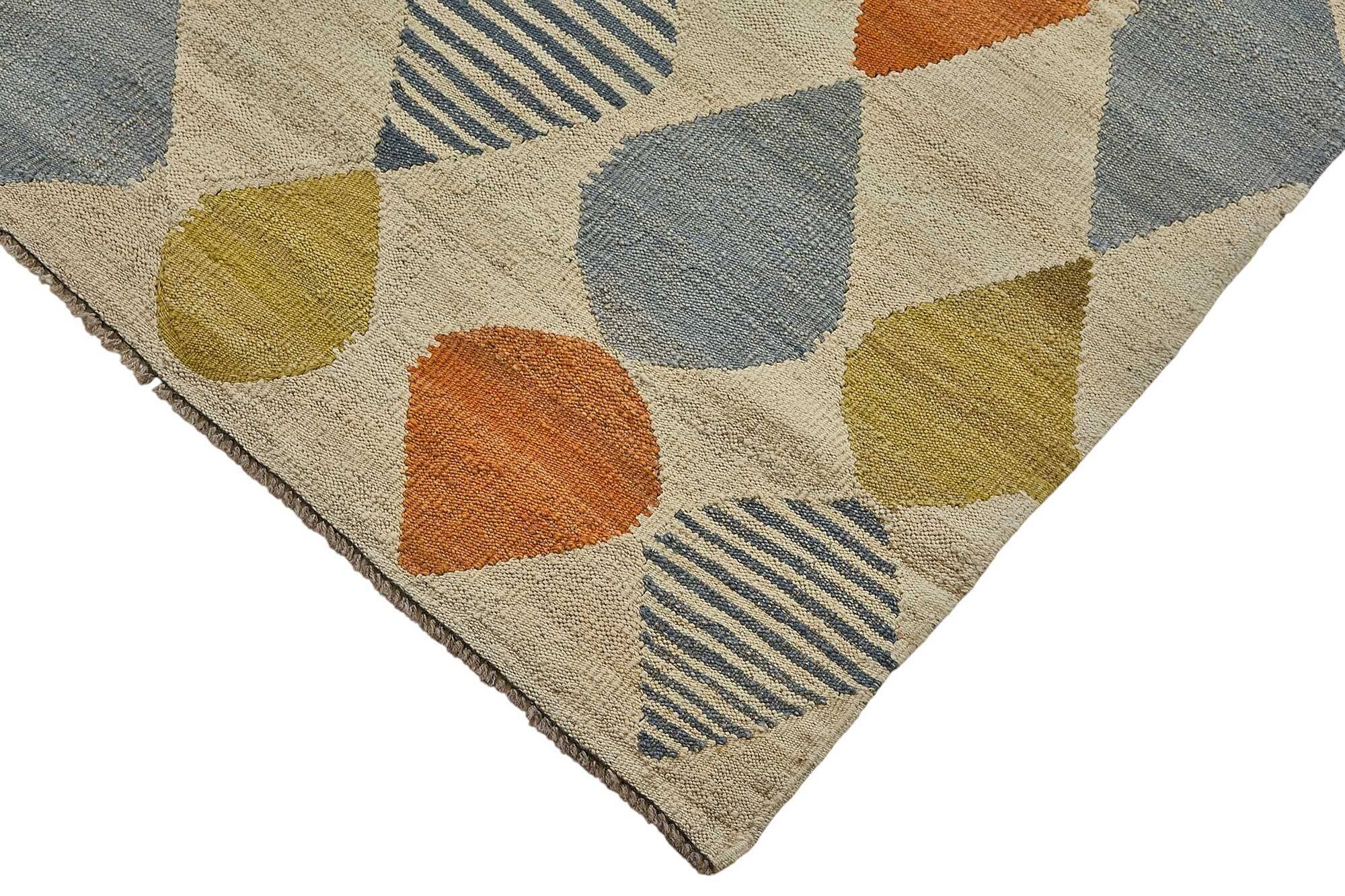 Contemporary Tribal Decorative Kilim 173 cm x 241 cm