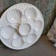 Vintage French oyster plate in majolica from Longchamp