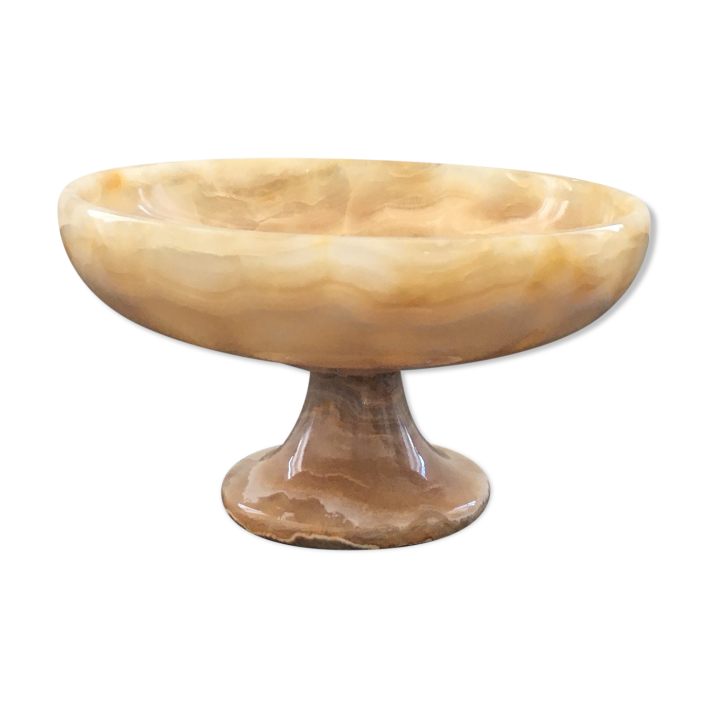 Alabaster cut on foot