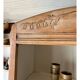 Vintage bookcase cabinet