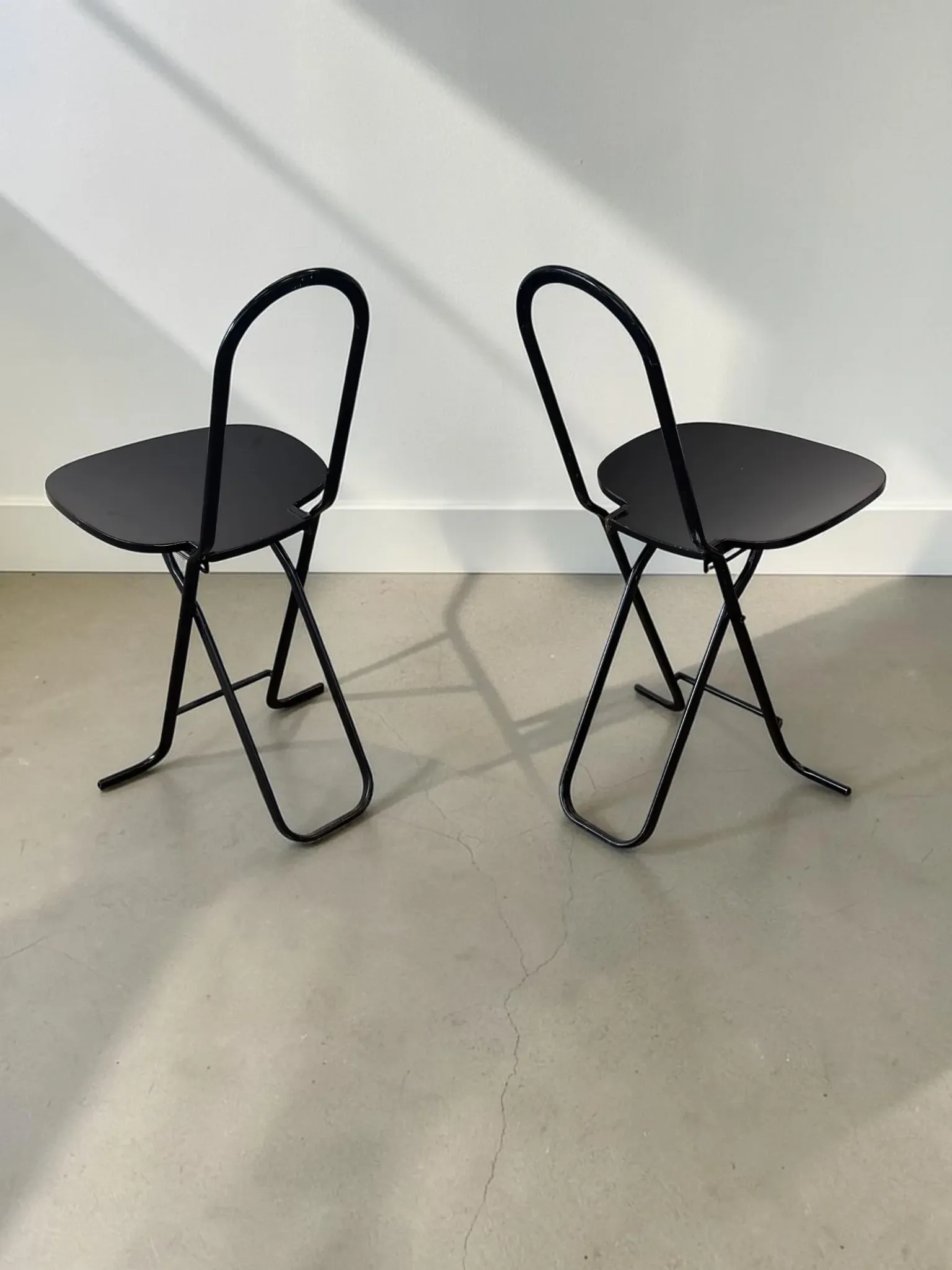 Set of 2 vintage folding chairs Dafne by Gastone Rinaldi for La Tema