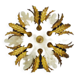 Applique ou plafonnier de Banci Firenze à 6 feux, Italie, années 1950